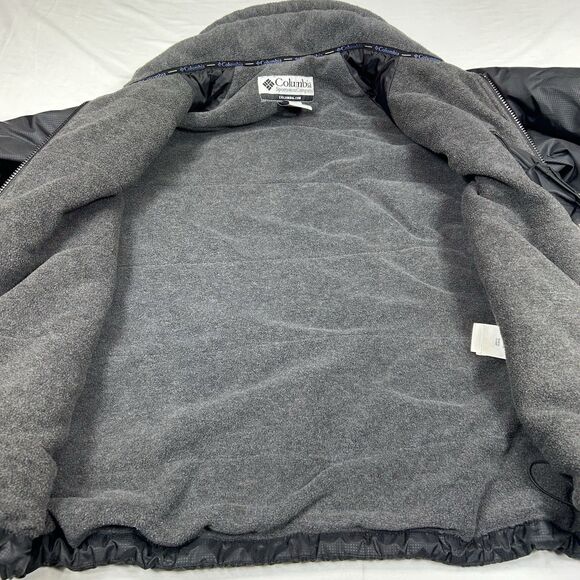 Columbia Jacket Men's L Black Core Interchange Full Zip Insulated Outdoor Coat - Picture 13 of 15